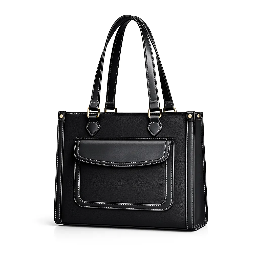 Aimilart Women’s Black Canvas Lightweight Handheld Bag