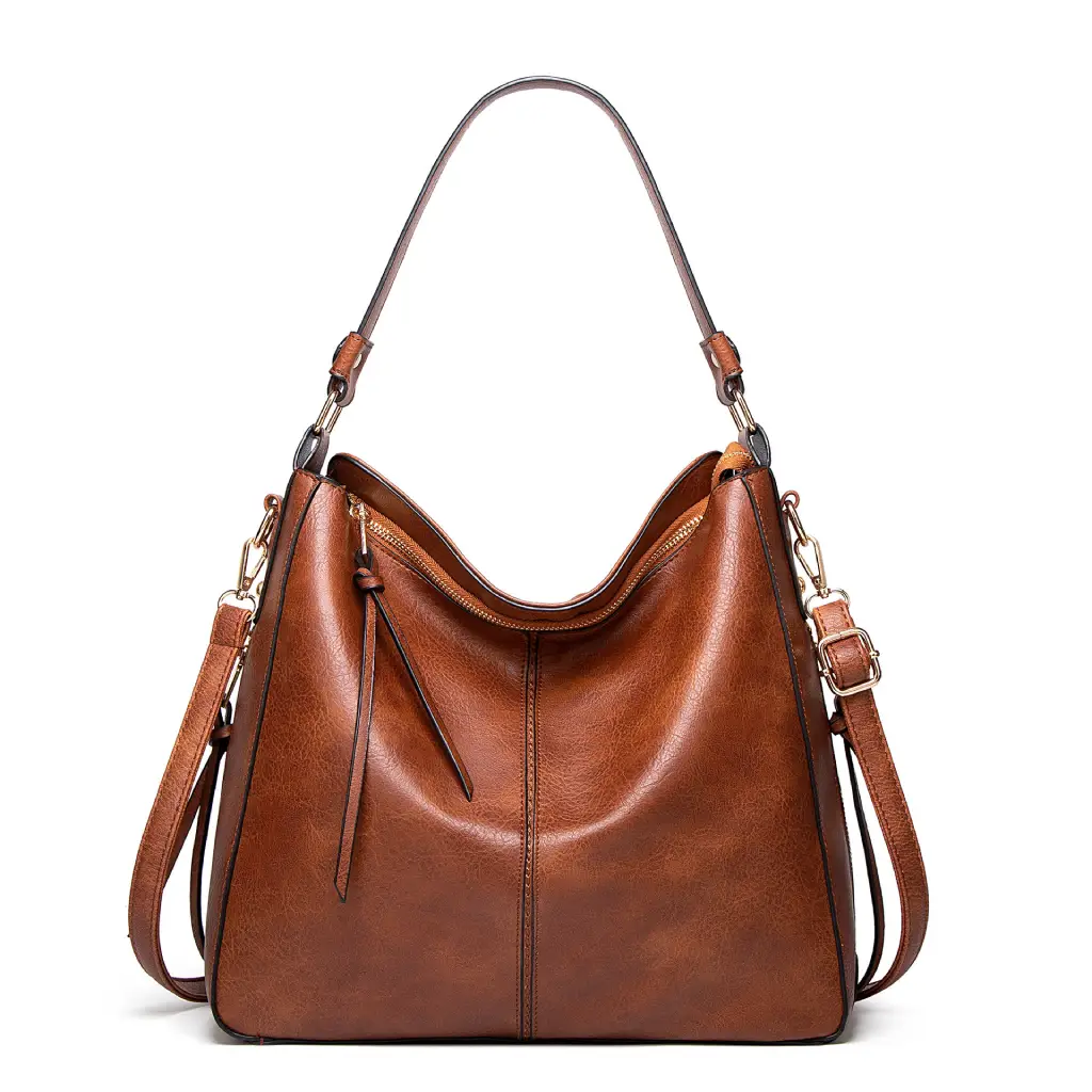 Elegant Crossbody Tote Bag for Women & Girls in PU Leather
